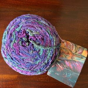 Blue Heron Yarns Bulky Rayon Chenille NWT RARE Violet Fields 220yds